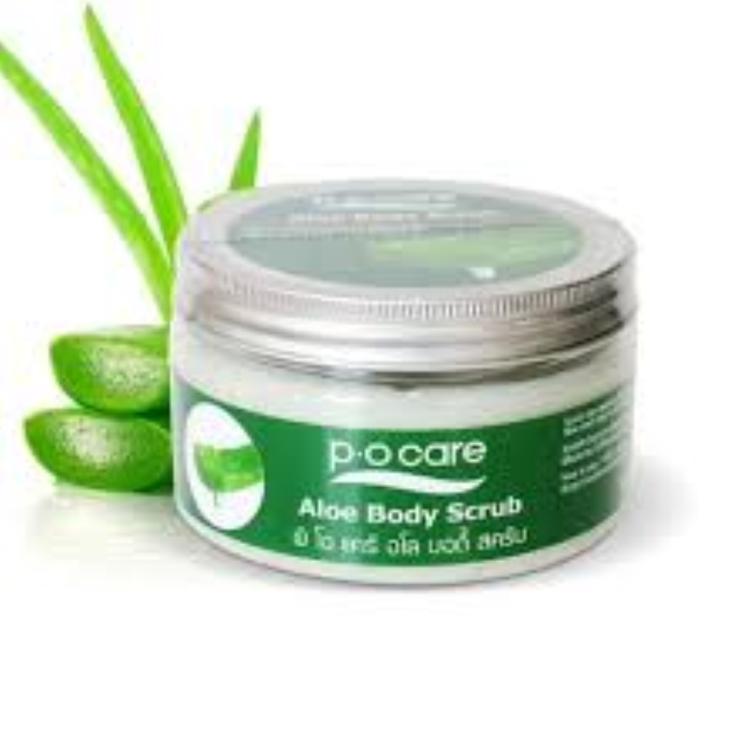 P.O CARE ALOE BODY SCRUB 250G